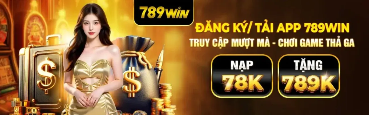Sảnh chính 789win với không gian cá cược trực tuyến hiện đại, sôi động và các trò chơi đa dạng, màu sắc chủ đạo xanh dương và trắng.